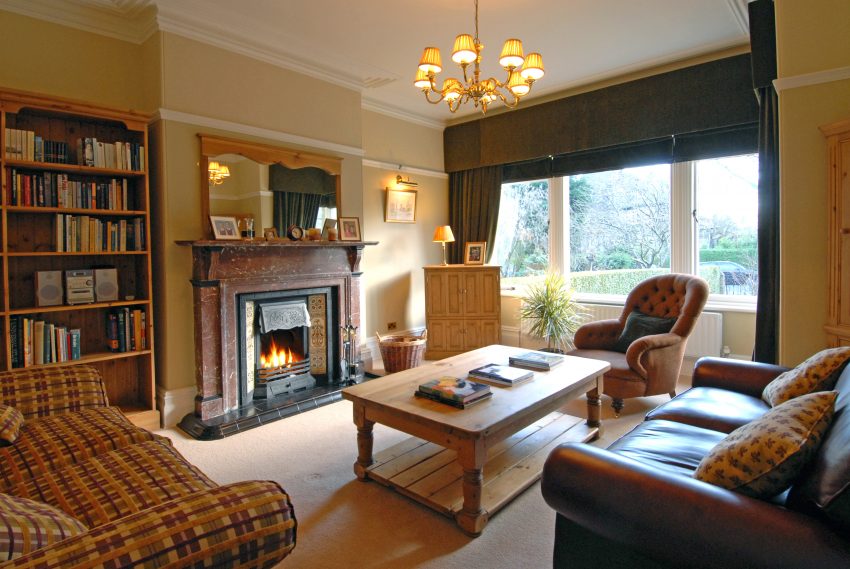 Cosy sitting room with traditional styling